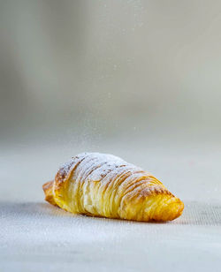 Close-up of bread on table