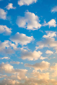 Low angle view of clouds in sky