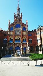 View of building against blue sky