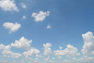 Low angle view of clouds in sky