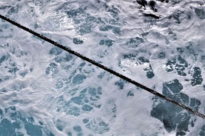High angle view of swimming pool