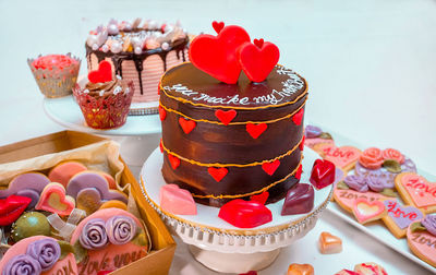 Close-up of cupcakes