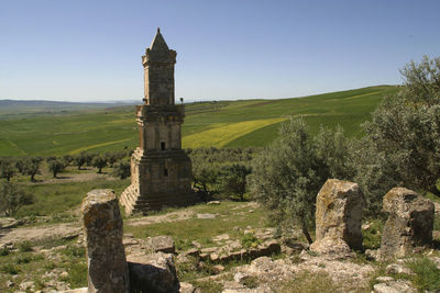 Old ruin against clear sky