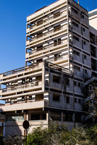 Low angle view of building against sky