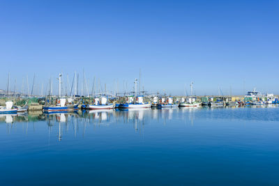 Fishing port of fuengirola, malaga, spain