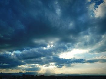 Scenic view of dramatic sky