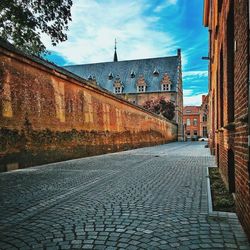 View of old town against sky