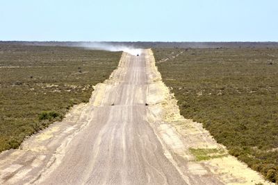 Road passing through a desert