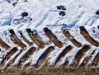 Full frame shot of snow