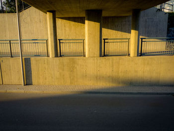 Empty parking lot