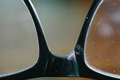 High angle view of wet container