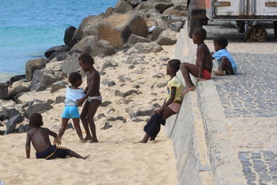 People on beach