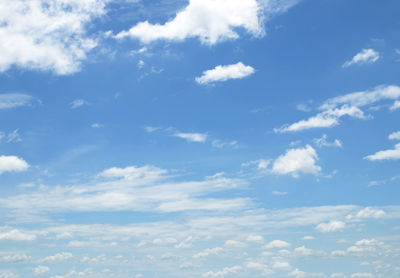 Low angle view of clouds in sky