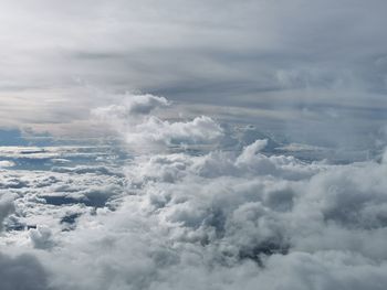 Aerial view of cloudscape