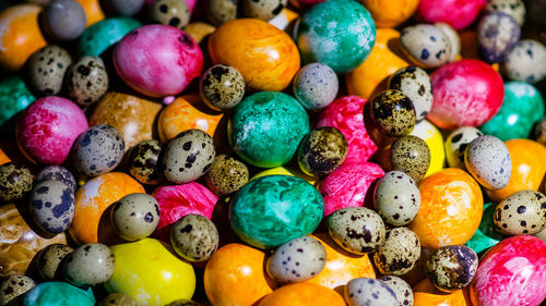 Full frame shot of colorful balls