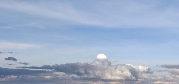 Low angle view of cloudscape against sky