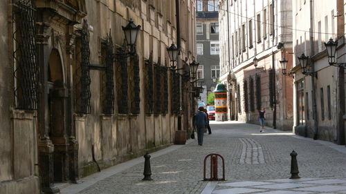 Street amidst buildings in city