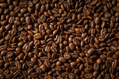 Full frame shot of coffee beans