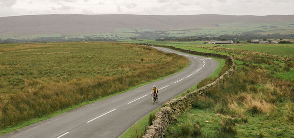 View of country road on landscape