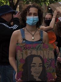 Portrait of two people in traditional clothing