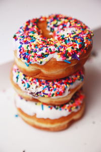 Stacked donuts