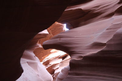 Rock formation in cave