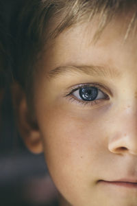 Close-up portrait of girl