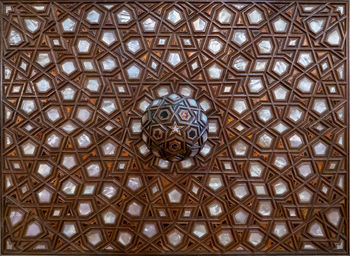 Low angle view of ceiling