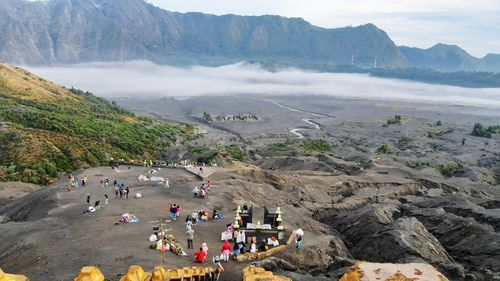 Climbing or climbing mount bromo tourism