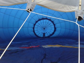 Person in hot air balloon