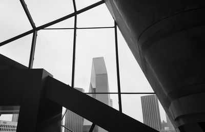 High section of built structures against clear sky