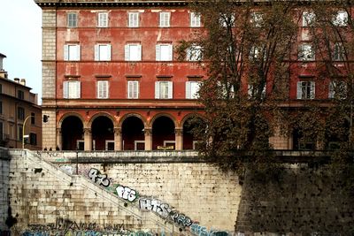 Exterior of old building