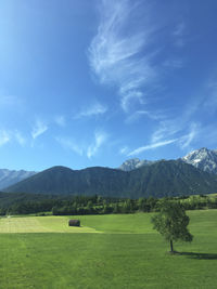 Scenic view of landscape against sky