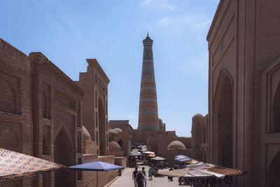 Low angle view of building against sky