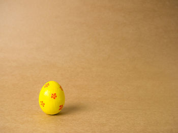 Close-up of yellow eggs