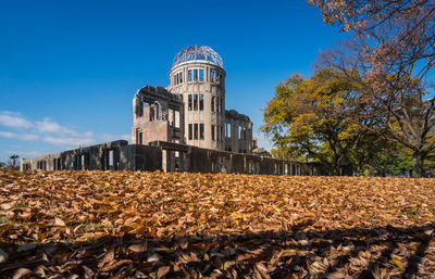 Low angle view of historical building