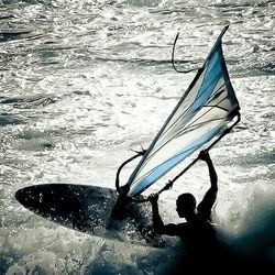 Boats in water