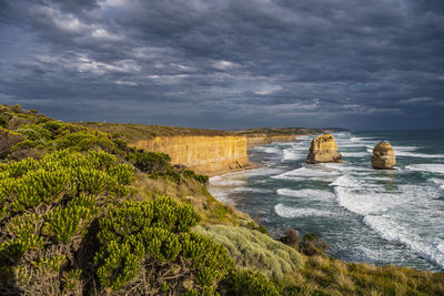 Scenic view of the australian coast at the twelve apostles