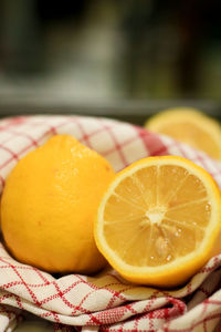 Close-up of orange slice