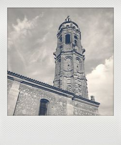 Low angle view of building against sky