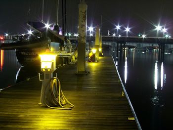 Street light at night