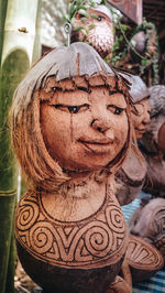 Close-up of toy statue