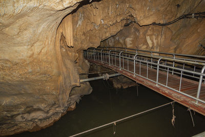 Great nature view in the kelam cave situated in perlis,malaysia.