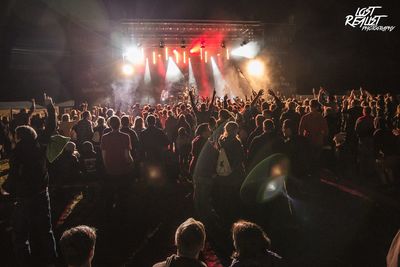 Group of people in concert