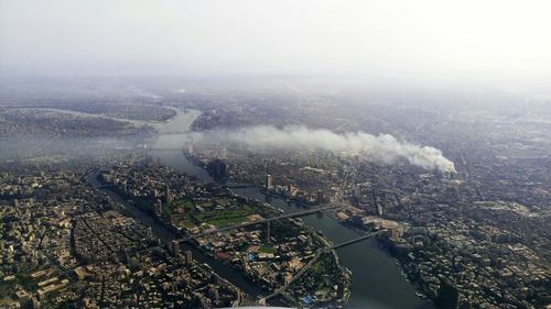 Aerial view of cityscape