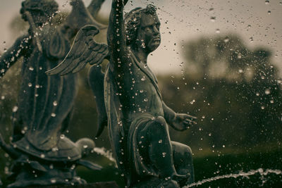 A fountain in herrenhausen gardens