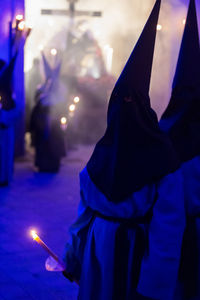 Religious people in procession