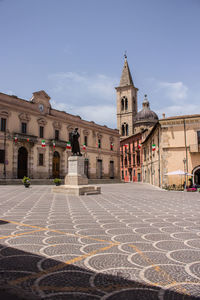 View of historical building against sky in city