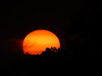 Scenic view of sky at sunset