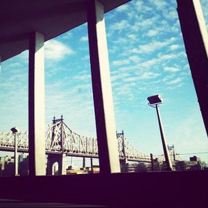 Low angle view of built structure against the sky